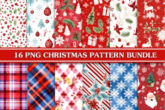 Download Christmas Watercolor Seamless Pattern - Premium Resources