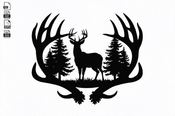Download Detailed Deer Head, Whitetail Deer SVG - Detailed Collection