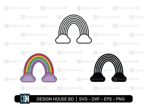 Download Rainbow Icons with Clouds - Rainbow icons Collection