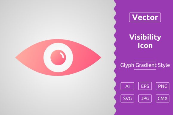 Download Vector Visibility Gradient Icon - Visibility Collection