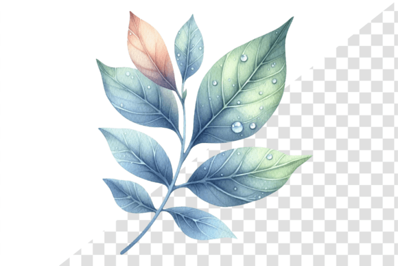 Download SpringDew Watercolor Leaf Clipart - Premium Resources