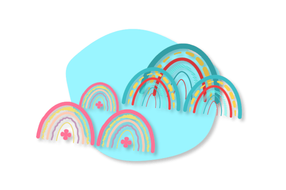 Download Rainbow Icons Decoration - Rainbow icons Collection