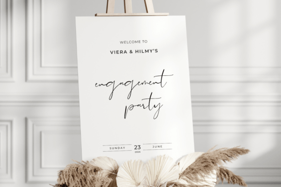 Download Minimal Engagement Welcome Sign - Engagement Collection